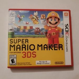 Super Mario maker 3ds game